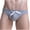 Gray, variant on Men's Swimwear Briefs Soild Color Lace-up Drawstring Elastic Waistband Bottoms Underwear