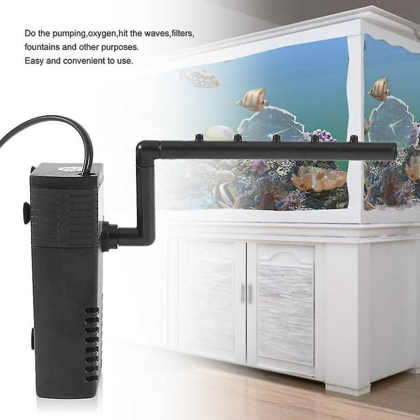 3/5w 3 In 1 Portable Aquarium Internal Filter Multifunctional Water