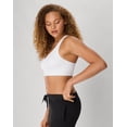 thumbnail image 4 of Hanes Sport Women's Seamless Racerback Sports Bra White M, 4 of 10