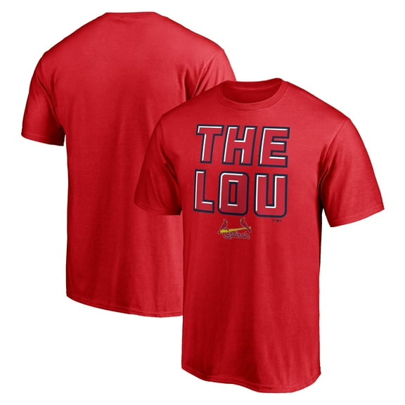 Men's Red St. Louis Cardinals Hometown Collection The LOU T-Shirt