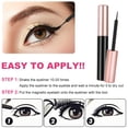 thumbnail image 3 of Natural Magnetic Eyelashes with Liquid Eyeliner Set, 5 Pairs 3D Thick Long False Lashes, Reusable Waterproof Eyelash Kit, 3 of 7