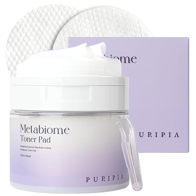 Almohadillas tónicas PURIPIA Metabiome Korean Calmante Exfoliante