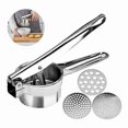thumbnail image 1 of In 1 Stainless Steel Mash Potato Ricer Masher Fruit Press Professional Kitchen Appliances, 1 of 5
