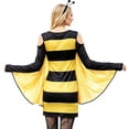 thumbnail image 4 of HOWPAY Halloween Costumes For Women Insect Themed Cosplay Outfit Bug Role Play Fancy Dress For Masquerade Carnival Party Stage Performance Event Halloween Costume L, 4 of 7