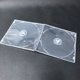 thumbnail image 5 of WSYW 20 unidades de 10,4 mm estándar CD DVD Disco Estuche de almacenamiento Bandeja transparente para 2 discos, 5 of 8