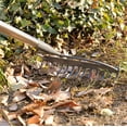 thumbnail image 6 of Garden Rake, 5 FT Metal Rake for Lawns - Level Head Rake with Stainless Steel Handle for Loosening Soil, 6 of 7