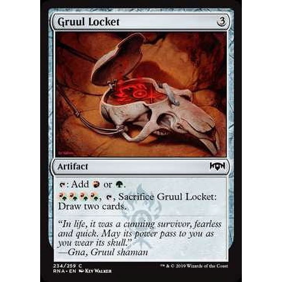 MtG Ravnica Allegiance Common Gruul Locket #234