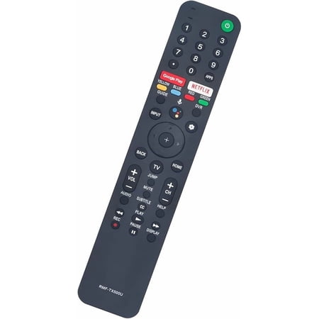RMF-TX500U Voice Replacement Remote Applicable for Sony TV KD-75X75CH XBR-55A8H XBR-55X950G XBR-65A8H KD-65X750H XBR-49X950H XBR-75X900H XBR-75X850G XBR-65X90CH KD-65X75CH XBR-65X950G XBR-75X950G