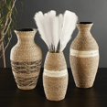 thumbnail image 2 of 47th & Main DMR235 Woven Natural Tall Seagrass Vase, 2 of 2