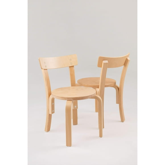 CHK Chairs Bembi | Children's Chairs | Set of 2 | Rounded Edges for Safety