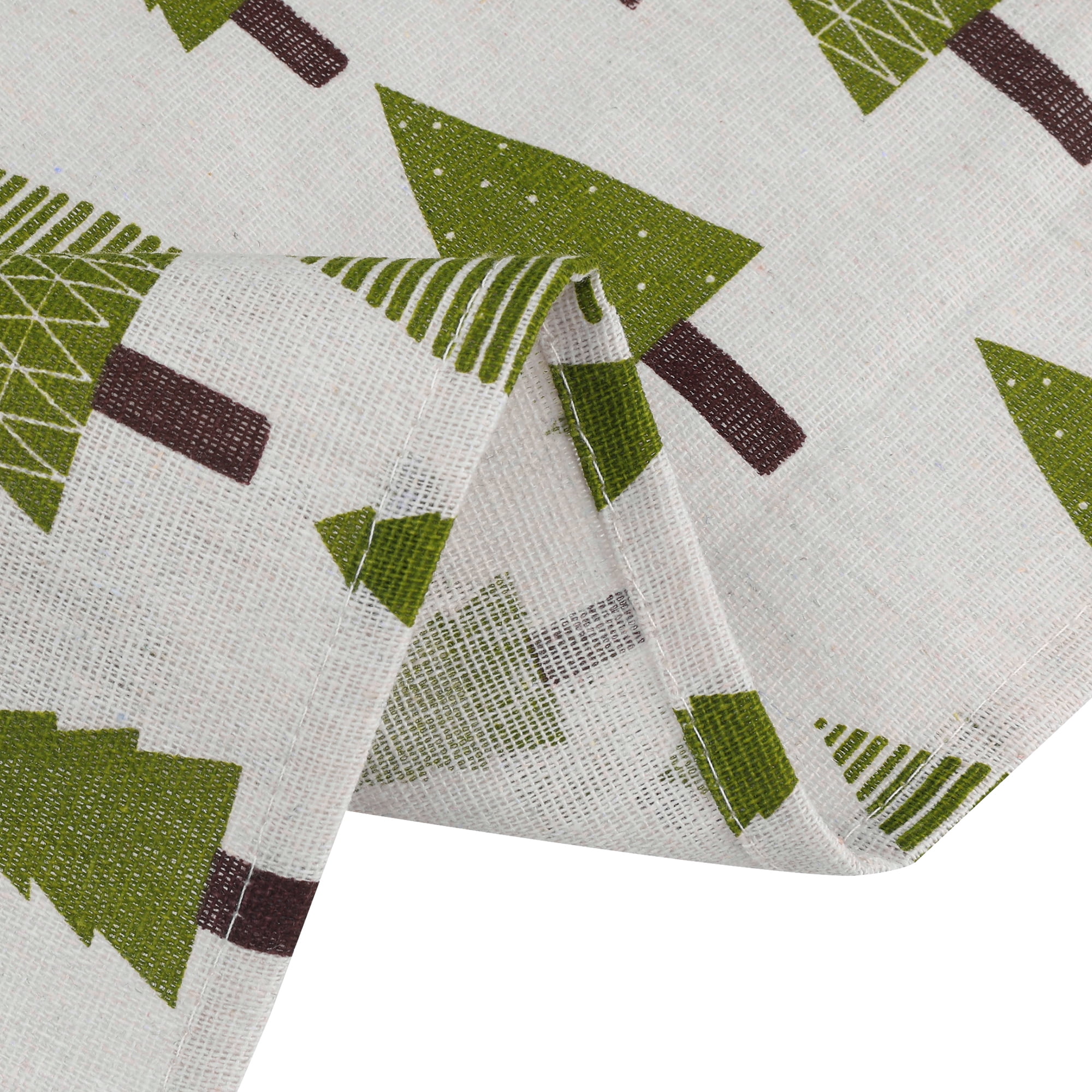 Unique Bargains Rectangle Wrinkle Resistant Washable Polyester Tablecloth Pine 55x55 Inch