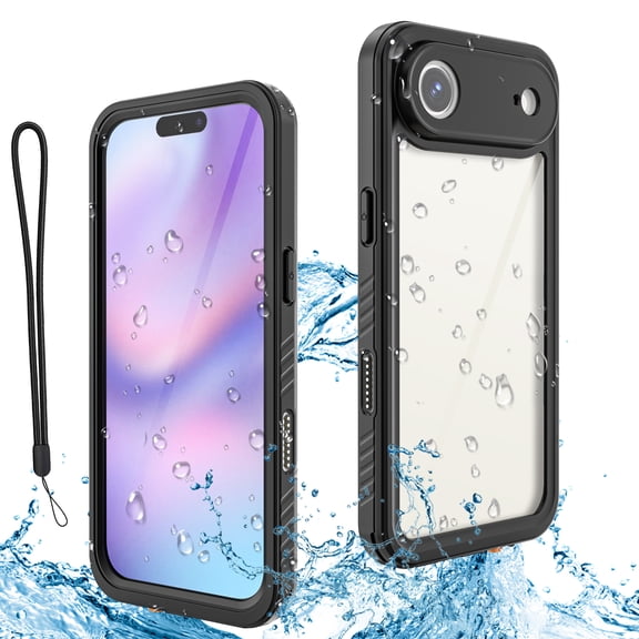 Dteck Waterproof Case for iPhone 17 Air 6.6 Inch, Shockproof Dustproof Built-in Screen Protector, Full Body Sealed Heavy Duty Protective Cover