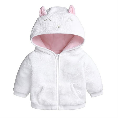 

Stamzod Newborn Winter Jacket Baby Boys Girl Outerwear Cartoon Ear Hooded Warm Coat With Zipper Baby Clothes Hooded Jackets Coat 0-18Months On Clearance