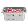 thumbnail image 5 of 2-Pack Anti-Jam Perforated Stainless Steel Steam Table Pan 1/3 Size 2''/6" Deep 6L, 5 of 12