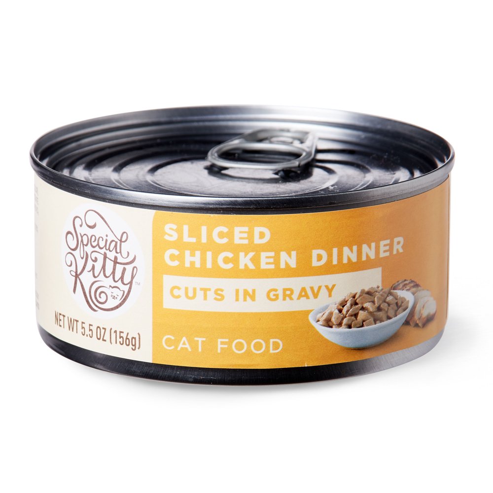 Special Kitty Sliced Chicken Dinner Cuts in Gravy, 5.5 oz