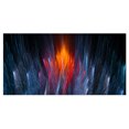 thumbnail image 2 of Fractal Fire in Light Blue - Contemporary Canvas Art Print, 2 of 3