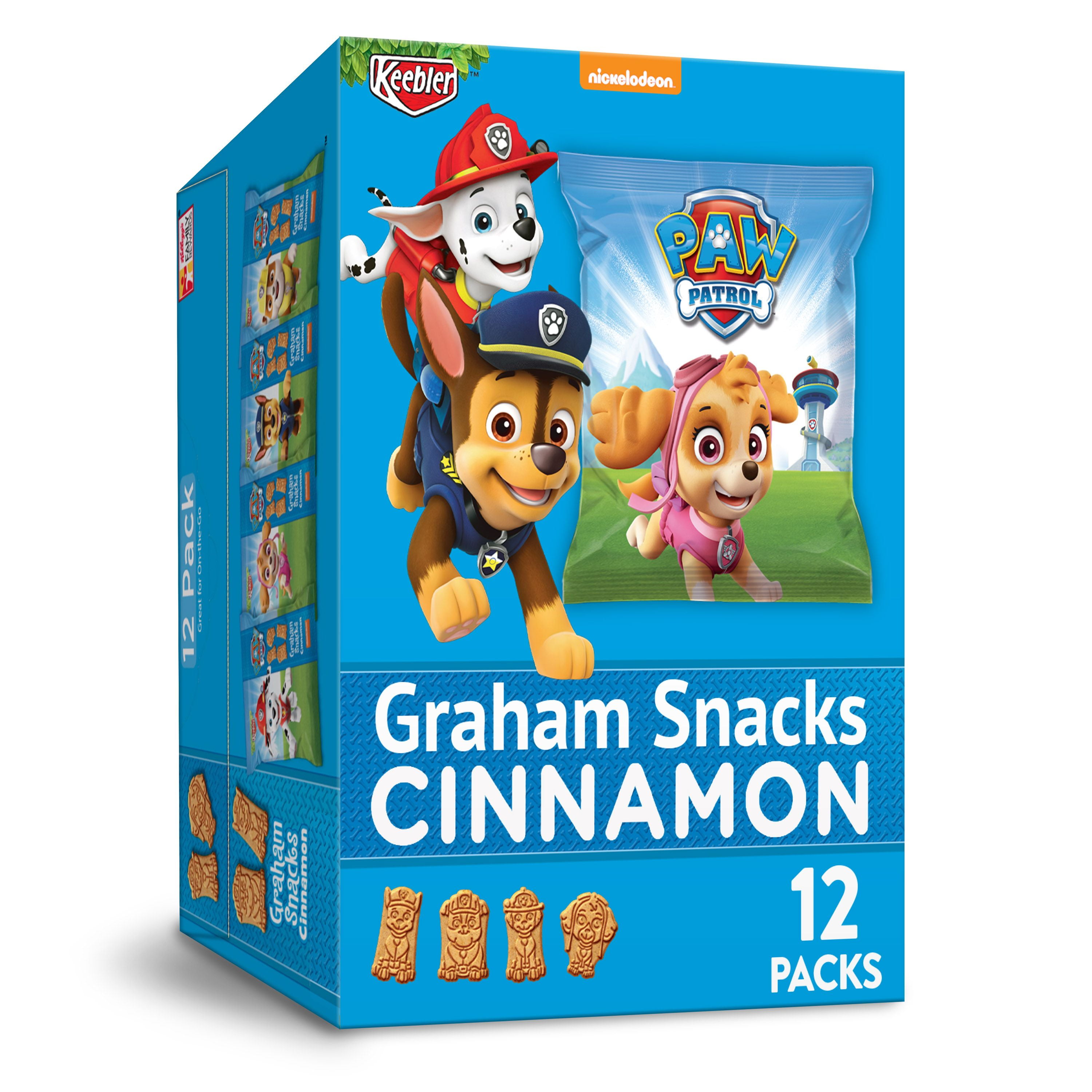 Kellogg's PAW Patrol, Graham Snacks, Cinnamon, 12 Ct, 12.7 Oz Walmart