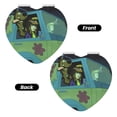 thumbnail image 2 of Lsque Scooby-Doo Pattern Cosmetic Mirror 2.6 Inch Round Handheld Travel Pocket Makeup Mirror, 2 of 8