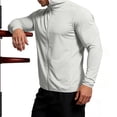 thumbnail image 4 of Vrorvz Sun Protection Jacket for Men Long Sleeve Zipper Jackets Workout Athletic Top Breathable Tops, 4 of 4
