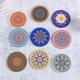 thumbnail image 1 of tapis Absorbants Motif Mandala Sous-verres Motif Graphique Symtrique, Sous-verres Ensemble De 9, Sous-verres En Cramique Absorbants Antidrapants, 1 of 5