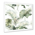 thumbnail image 2 of Designart 'Monstera and Coconut Leaves With Tropical Pattern' Traditional Framed Art Print, 2 of 4