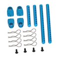 thumbnail image 4 of Componente de columna de carcasa de coche RC 1/10 para TT02, aleación de aluminio con clip R incluido Azul, 4 of 9