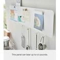 thumbnail image 6 of Yamazaki Home  Wall-Mounted Magnet Board, Steel, Holds 4.4 lbs - L 0.6 x W 27.6 x H 5.9 inches White, 6 of 7