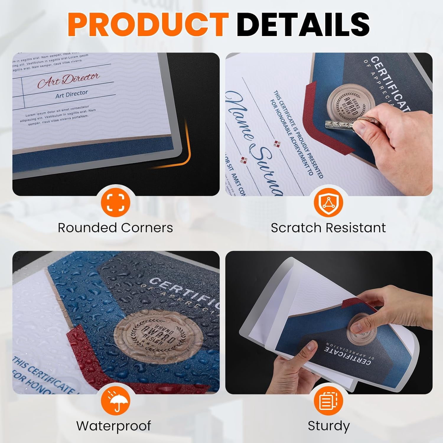 Matte Laminating Sheets,100 Pack 9 x 11.5 Inches,3 Mil Thick,Ultra Clear with Matte Finish, Fitted for Letter Size Thermal Laminating Pouches 8.5 x 11