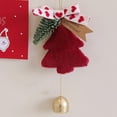 thumbnail image 5 of KYAIGUO Christmas Tree Ornaments Plush Christmas Tree Hanging with Bell Door Tree Hanging Supplies Festive Season Holiday Party Decor, 5 of 8