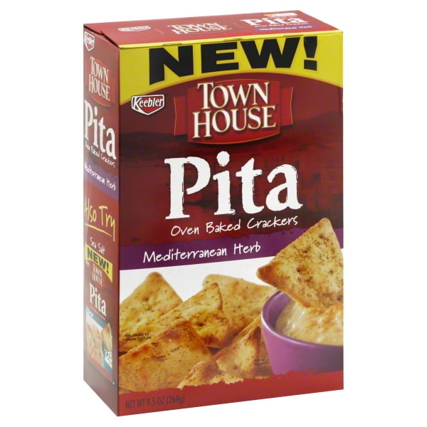 Keebler Town House Mediterranean Herb Pita Crackers, 9.5 Oz.
