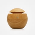 thumbnail image 1 of Humidificateur à ultrasons diffuseur d'huiles essentielles purificateur d'air de brouillard frais 130 ml Mini humidificateur d'arôme silencieux portable veilleuse avec 6 couleurs (95 * 95 * 100), 1 of 5