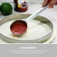 thumbnail image 2 of GOOHOCHY Cuchara de control de porciones de acero inoxidable (2 piezas) Cuchara de control de porciones Cuchara para salsa de pizza (2 onzas), 2 of 7