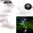 thumbnail image 3 of LINLIN Solar Wind Chimes for Garden, Butterfly Solar Lights Outdoor Garden Wind Chimes,Color Changing LED Mobile Wind Chime,Wind Chimes Outdoor,Butterfly Garden Decor, 3 of 7