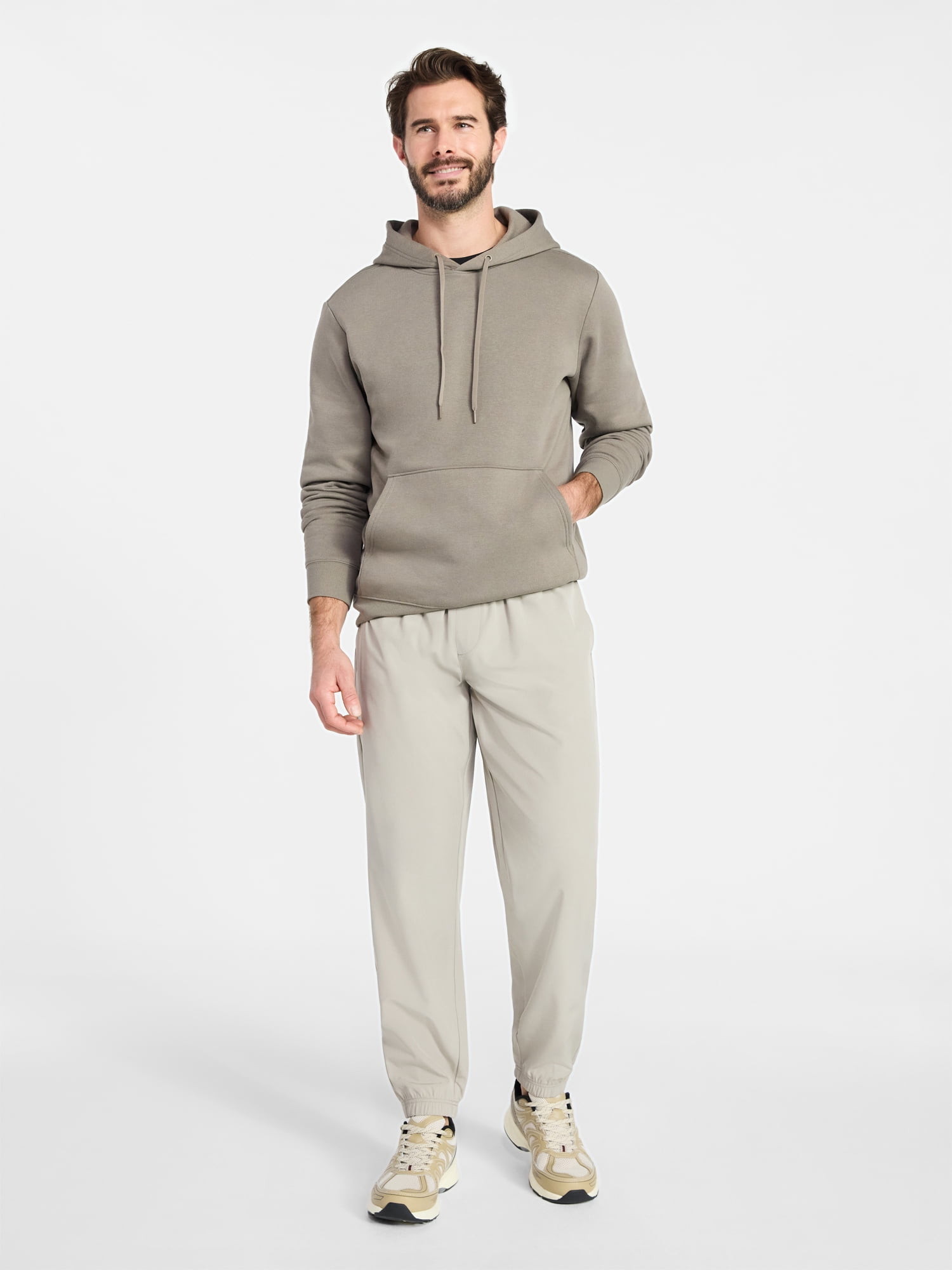 Athletic Works Men's and Big Men's Woven Jogger Pants, Sizes S-3XL