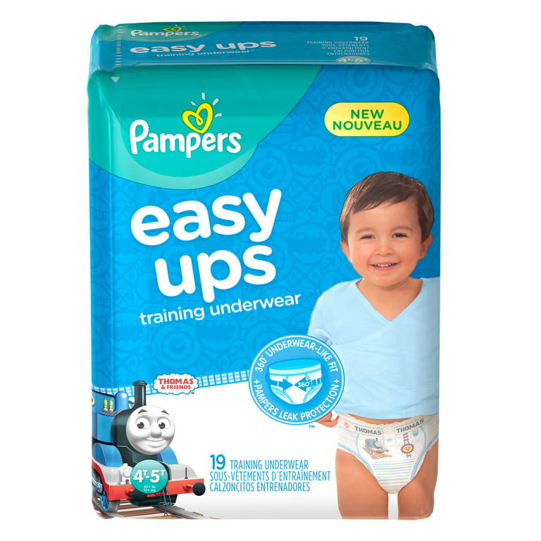 Pampers Easy Ups Training Underwear Boys Size 6 4T-5T 19 Count 