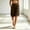 Brown, variant on YTCAMLO Cotton Linen Bermuda Shorts for Women Casual Loose Fit Ruched Summer Beach Shorts with Pockets Drawstring Cargo Shorts