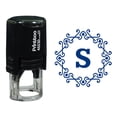 thumbnail image 1 of Printtoo Alphabet S Monogram Octagon Celtic Swirl Frame Self Inking Rubber Stamp Office Stationary, 1 of 7