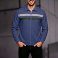 thumbnail image 5 of Men Casual Cardigan Sweaters Full Zipper Closure Long Sleeve Waffle Jackets, 5 of 6