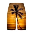 thumbnail image 4 of cllios Men's 3D Hawaiian Print Beach Shorts Lightweight Drawstring Swim Trunk Summer Casual Quick Drying Holiday Swim Short for Teen Boys, 4 of 4