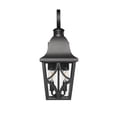 thumbnail image 6 of Outdoor Wall Light Fixtures, Waterproof Exterior Wall Sconce Porch Lights, Matte Black Outdoor Wall Lantern with Clear Glass, Outside Wall Mount Lighting for House, Garage, Front Door (1 pack), 6 of 10