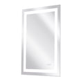 thumbnail image 4 of ABM01R-1 30" W x 22" H Rectangle Frameless LED Anti-fog Bathroom Vanities Wall Mirrors, 4 of 4