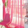 thumbnail image 1 of Moyic La cortina transparente con filtro de luz transforma las ventanas con elegancia y estilo únicos y llamativos Decoración del hogar Rosa roja, 1 of 6