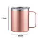 thumbnail image 2 of Taza de aislamiento de doble capa con asa de taza de café de acero inoxidable a la moda, 2 of 5