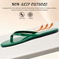 thumbnail image 5 of Flip Flops for Women Thong Flat Sandals Lightweight Minimalist Non-Slip Memory Foam Sole Open Toe Casual Vacation Daily Essentials Classic Beach Slippers, 5 of 7