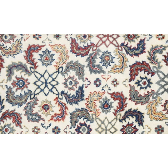 Ahgly Company Indoor Rectangle Contemporary Gold Abstract Area Rugs, 7' x 10'