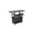 With extension rack, variant on 2024 New Rolling AV Cart with Locking Cabinet, Laptop Stand, and Drop Leaves, Height Adjustable Mobile Utility Cart Workstation with Extra Storage Space, Power Strip