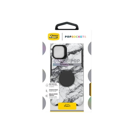 OtterBox - Otter + Pop Symmetry Series Case for Apple® iPhone® 11 - White Marble