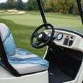 thumbnail image 6 of Pzuqiu Golf Seat Covers Breathable Golf Cart Accessories, Suitable for Golf Carts Outdoor Sports, Fit for Ezgo Golf Cart 2 Person Seats Golf Carts, 6 of 9