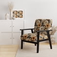 thumbnail image 2 of Designart "Natural Grace I" Beige Floral Upholstered Accent Chair - Cottage Arm Chair For Living Room, 2 of 5