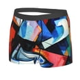 thumbnail image 2 of Balery Abstract Cubist Printer Men's Boxer Briefs, Soft and Breathable Cotton Underwear with nylon Waistband-Medium, 2 of 9
